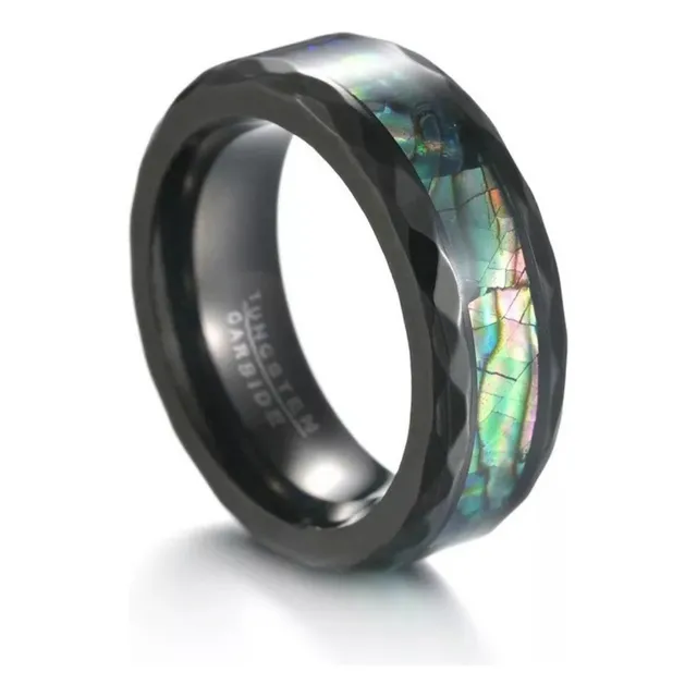 Anillo De Tungsteno De Acero Inoxidable For Hombres Y Mujer