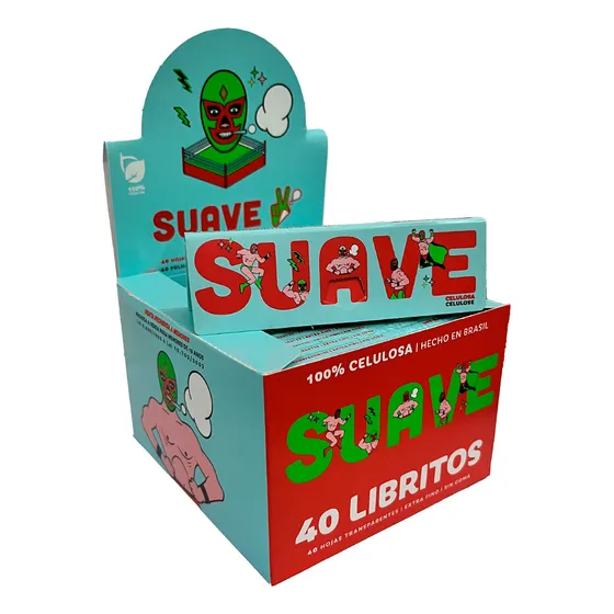 Caixa Seda Celulose Suave Luchadores King Size C/40