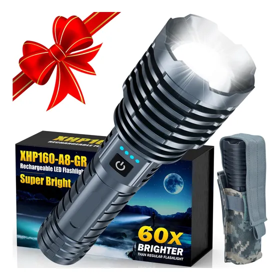 Linterna Led Sper Brillante 1200000 Lmenes, Recargable