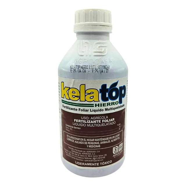 Kelatop Hierro, Foliar Multiquelatado