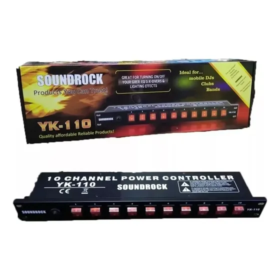Regleta Para Rack 10 Tomas De Corriente Profesional