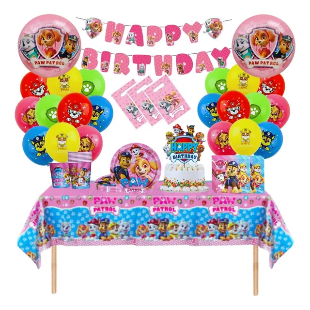 Set Decoracion Globos Cotillon Diseños Infantiles Variados