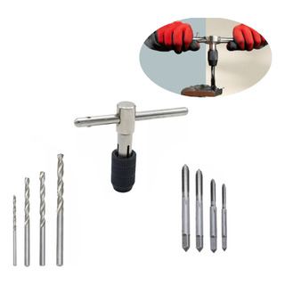 Kit Machuelo M3 - M6 Broca 2.5 - 5 Hss Maneral Roscador 9pzs Kit Machuelo M3 - M6 Broca 2.5 - 5 Hss Maneral Roscador 9pzs