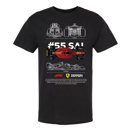 Playera Ferrari Carlos Sainz Jr Formula 1