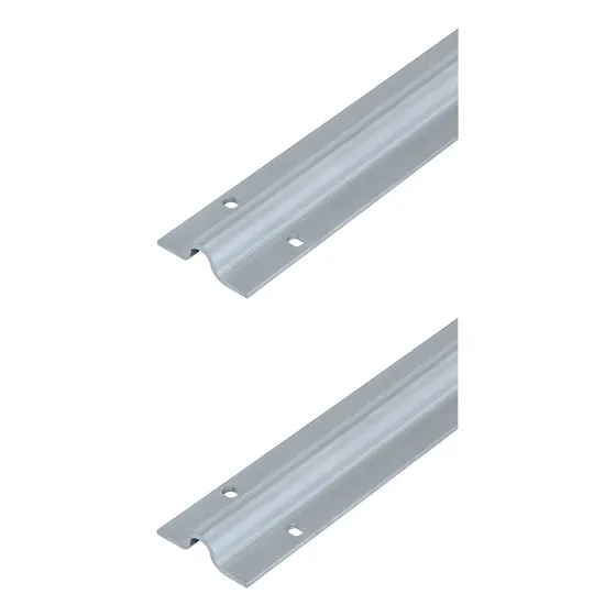 2 Guias Riel Inferior Tipo U 3mts Para Rueda Comunello Merik