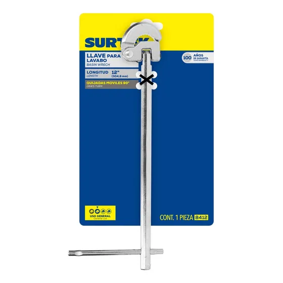 Llave Para Lavabo 12 