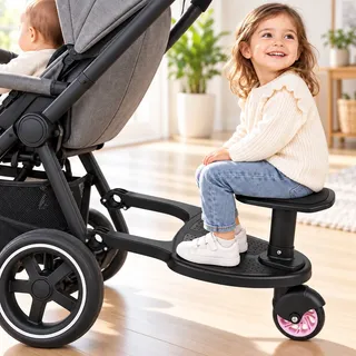 Assento Universal Roda Acessório P/ Carrinho Transporte Bebe