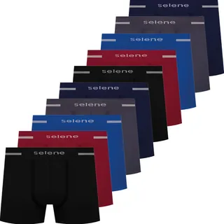 Kit 10 Cuecas Boxer Selene Sem Costura Poliamida Original Kit 10 Cuecas Boxer Selene Sem Costura Poliamida Original