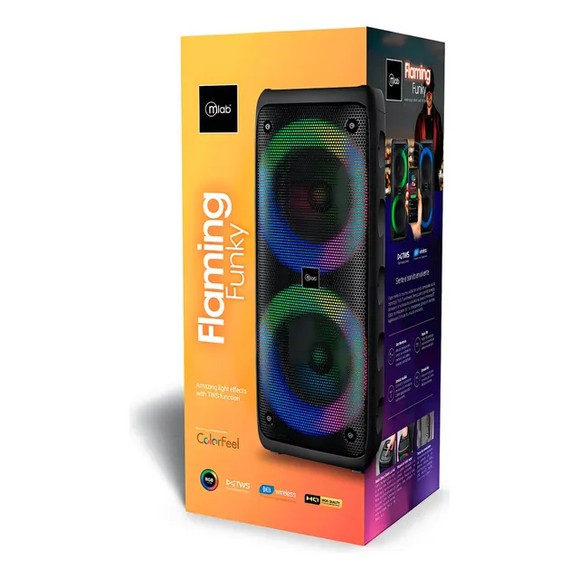 Parlante Tws Flaming Funky Mlab - 9308 / Nexstore Color Negro