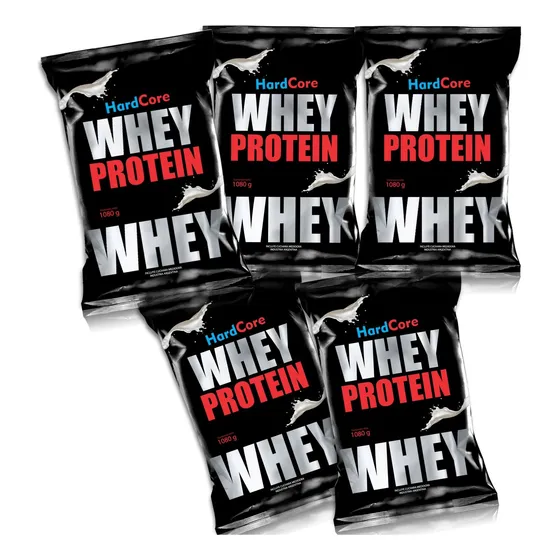 5 Paquetes De Proteina Whey 1.080gr C/u + De 1kg X Paquete