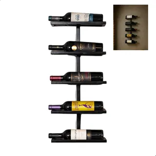 Adega Suspensa De Parede Estilo Industrial Suporte Vinho Adega Suspensa De Parede Estilo Industrial Suporte Vinho