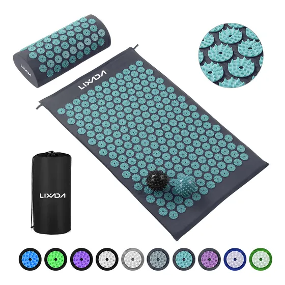 Set De Colchonetas Y Almohadas De Acupresión