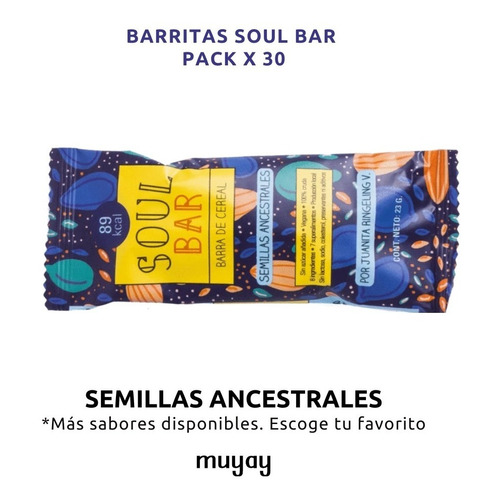 Barritas Soul Bar Y Way Bar - 30 Unidades