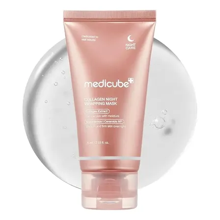 Máscara Facial Medicube Colágeno Night Wrapping 75ml Todo Tipo De Pele Noite