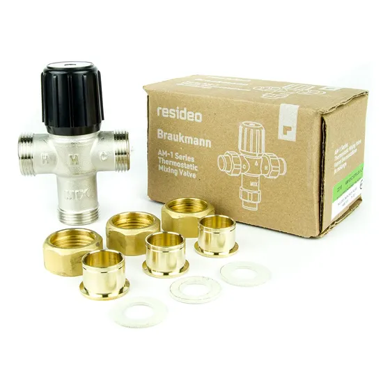 Mezclador Termostático Regulable 3/4''
