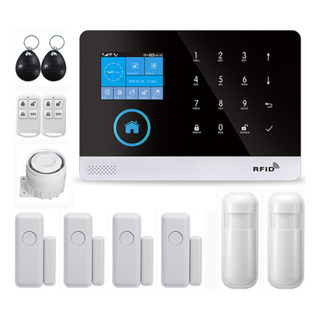 Kit Sistema De Seguridad Casa + Alarma Wifi Control Por App Kit Sistema De Seguridad Casa + Alarma Wifi Control Por App