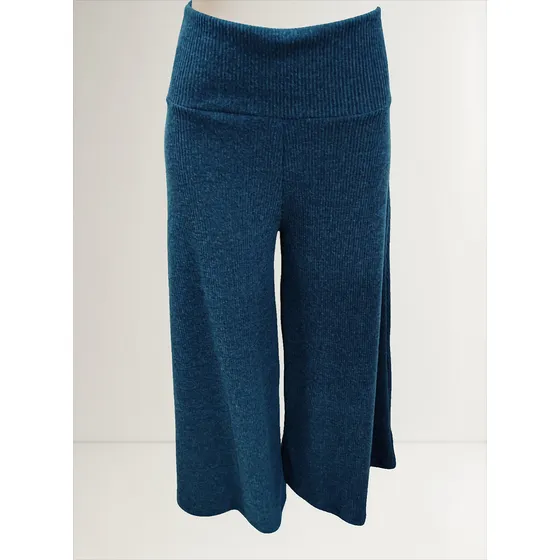 Pantalones Palazzo De Lana Para Mujer Talla Estándar