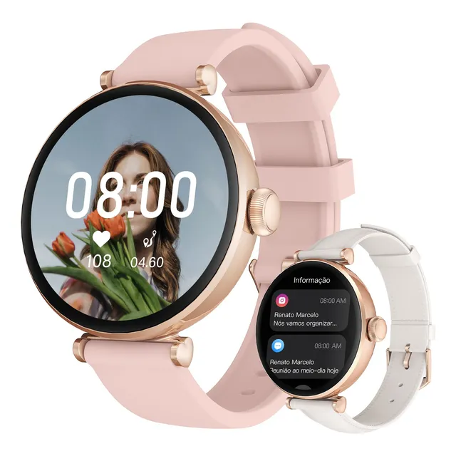 Smartwatch Kieslect Lady Calling Pura Amoled Correa Doble