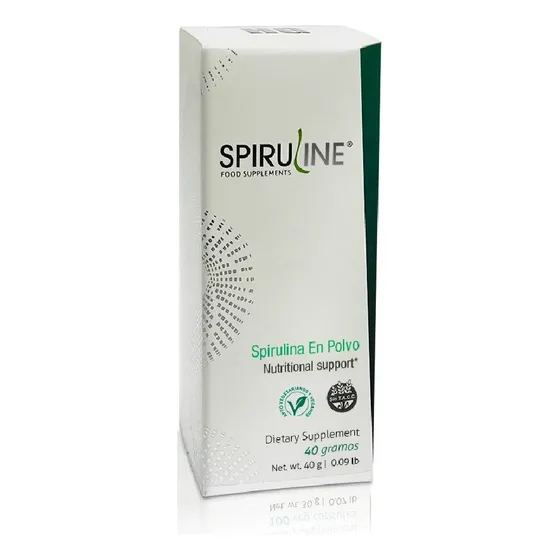 Spiruline Polvo Hgl Antioxidante Vitamina B12 Sin Tacc 40grs Sabor Neutro