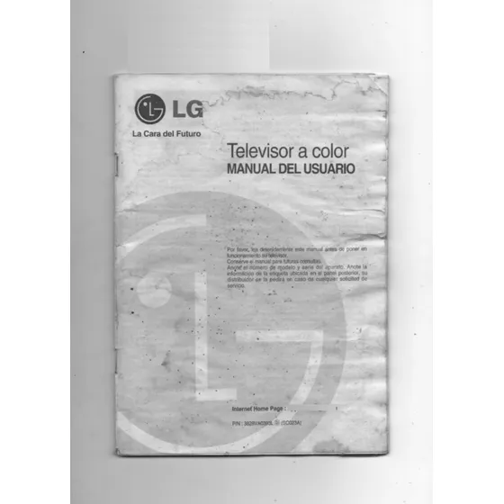 Manual De Ususario De Televisor A Color LG 