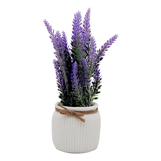 Planta Artifical Maceta Flor Violeta Vgo Mcc1175 Violeta