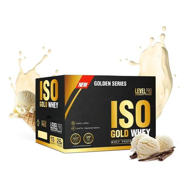 Iso Gold Whey Caja 15 Sobres / Level Pro