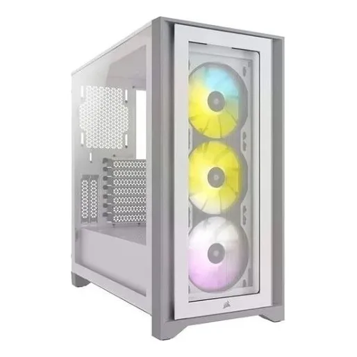 Gabinete Corsair Icue 4000x Rgb Con Ventana, Midi-tower, Atx