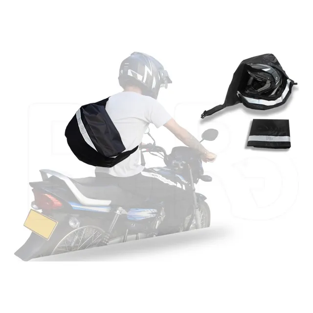 Bolso Transporte Casco, Mochila Moto, Impermeable Reflectivo