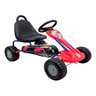 Avalancha Go Kart Apache Para Niño Mediano Con Pedales Color Rojo Avalancha Go Kart Apache Para Niño Mediano Con Pedales Color Rojo