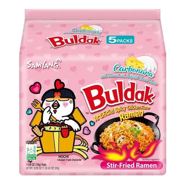 Ramen Coreano Buldak Carbonara X5