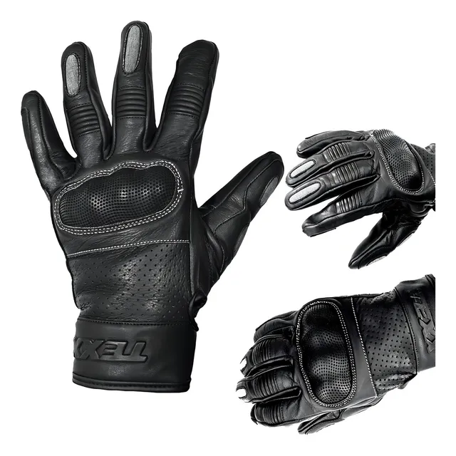 Luva Texx Liberty Cano Curto Couro Moto Motoqueiro Custom Tamanho XL