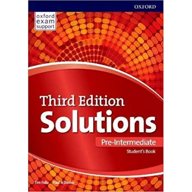 Solutions Pre-Intermediate (3Rd.Edition) - Student's Book + Online Practice, de Falla, Tim. Editorial Oxford University Press, tapa blanda en inglés internacional, 2019