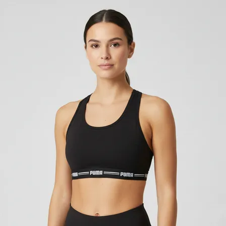 Kit 2 Top Puma Algodão Feminino Fitness Treino Original