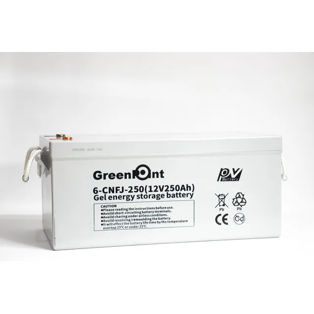 Bateria Solar Gel 12v 250ah Greenpoint