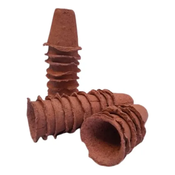Macetas Biodegradables Turba Y Celulosa X25 Huerta Plantas 