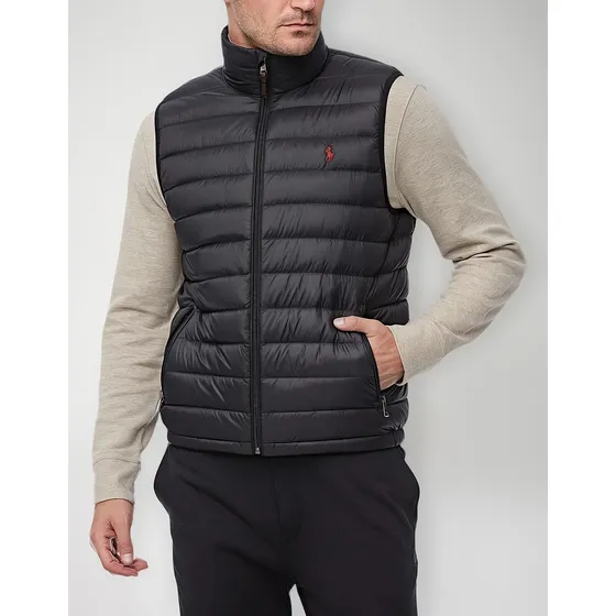Jaqueta Colete Masculina Puffer Acolchoado Preto