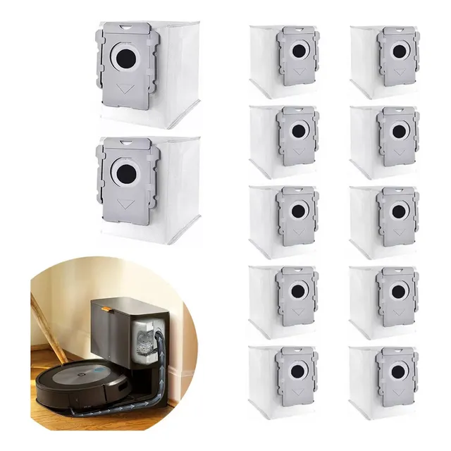 Set 12 Bolsas Polvo Aspiradoras Irobot Roomba E5 E6 I7 S9 I3