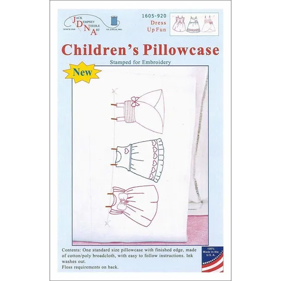 Dempsey Estuche Almohada Estampado Para Niño Borde Perle