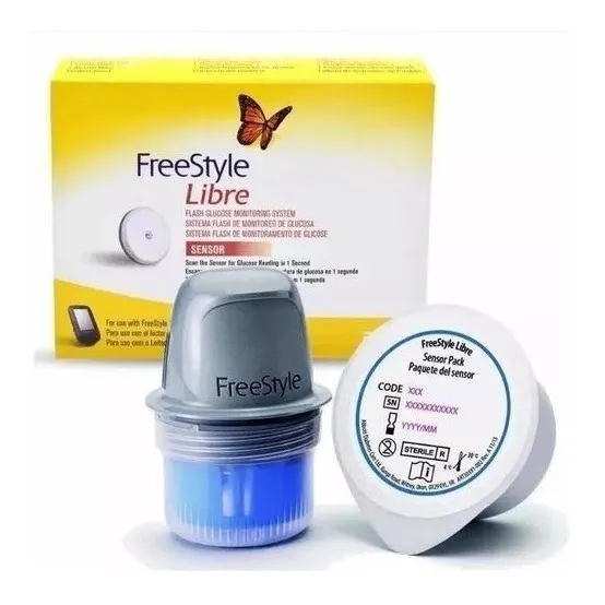 Sensor Freestyle Libre X 1 Patch Cor Cyber yellow