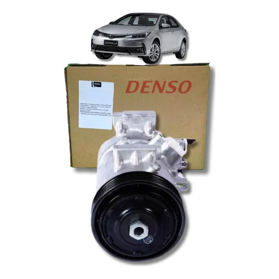 Compressor Corolla 1.8 2.0 2014 A 2019 Original Denso