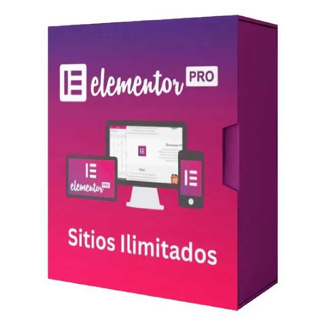Elementor Pro + Licenca Gpl - Dominios Infinitos - 1 Año