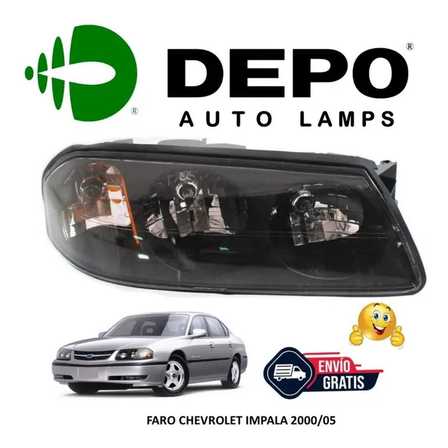 Faro Derecho Chevrolet Impala 00-05 Depo