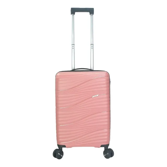 Valija Wacky Abs Rigida Carry On Chica Carrion 8 Ruedas 360 Color Salmón Rígido