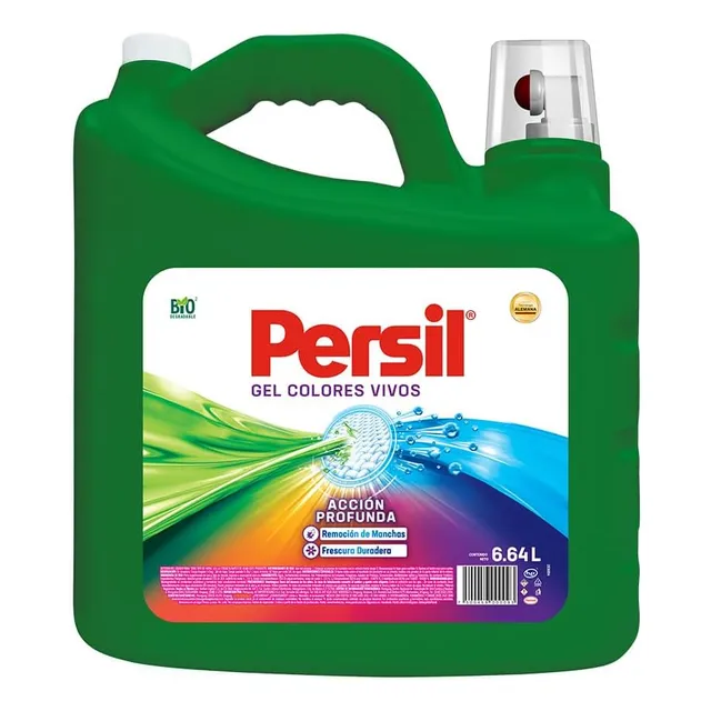 Detergente Persil Gel Color Líquido De 6.64 L