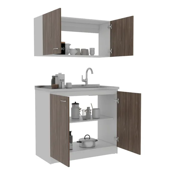 Mueble Para Cocina Lavaplatos Napoles Der Bl/siena