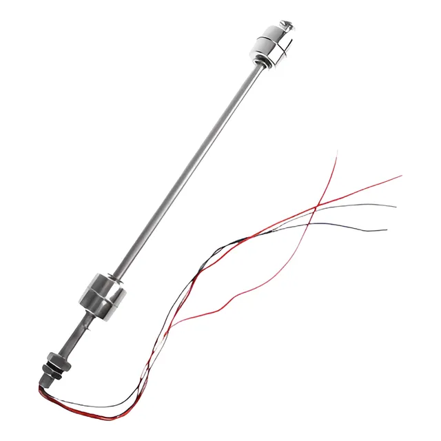 Sensor Flotador Liquido Doble Switch De 40cm Acero Inox Env