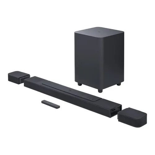 Barra de sonido JBL JBL. Bar 1000 7.1.4 Surround negra 220V