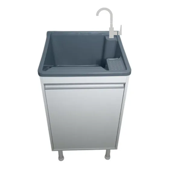 Tanque Lavanderia 26 Lts + Gabinete Mdf Acesso P/torneira