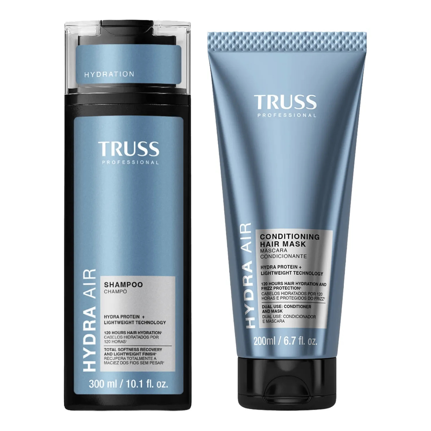 Kit Truss Hydra Air - Shampoo 300ml + Condmask Máscara Condi