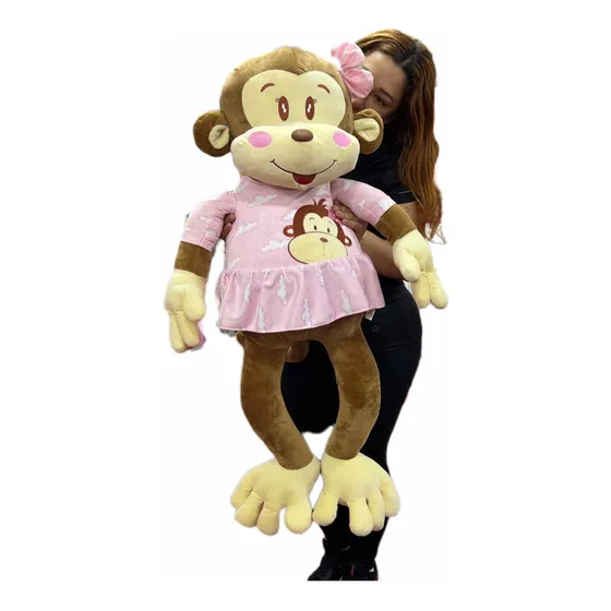 Mica De Peluche Grande 1 Metro Importada Perfumadita Y Moño